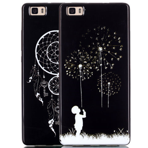 2016 Hot Classic Pattern Cases For Huawei P8 lite Cartoon Lion Panda Indian Campanula P8  Lite Personality Cover Bags EK1551