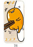 10pcs New Loveable Cartoon Gudetama Case Cover For iphone 7 7Plus Ultrathin TPU Material Gudetama Egg Pattern Mobile Phone Shell