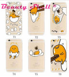 10pcs New Loveable Cartoon Gudetama Case Cover For iphone 7 7Plus Ultrathin TPU Material Gudetama Egg Pattern Mobile Phone Shell